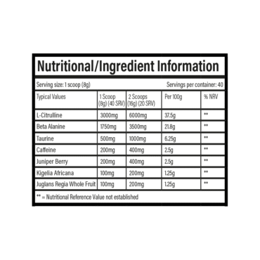 Trained by JP Nutrition - DNFM ! Extreme Pre-Workout - Imagen 6