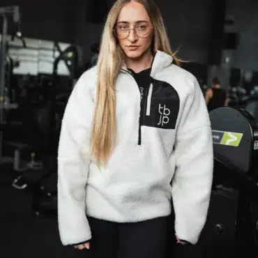 Sherpa Fleece - Cream with Patch Detail - Obrázek 6