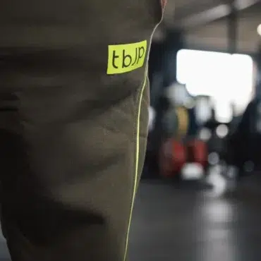 Alternativní pohled na Joggers - Taupe & Lime Contrast