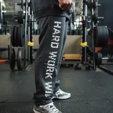 Joggers - HARD WORK WINS in Grey - Obrázek 6