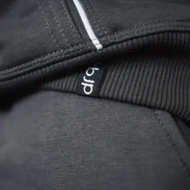 Hoodie - Grey with White Piping - Obrázek 6