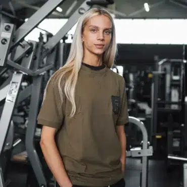 T-shirt - The Shield Tshirt in Olive - Obrázek 5