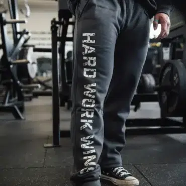 Joggers - HARD WORK WINS in Grey - Obrázek 3