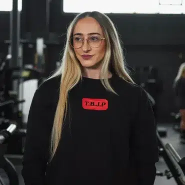 Alternativní pohled na Sweater - Hard Work Wins Sweater in Black and Red