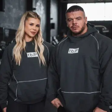 Hoodie - Grey with White Piping