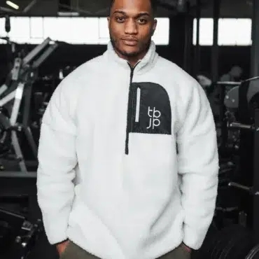 Sherpa Fleece - Cream with Patch Detail - Obrázek 9
