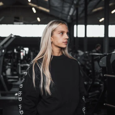 Sweater - Black Embroidered tbJP Arm Logo - Obrázek 3
