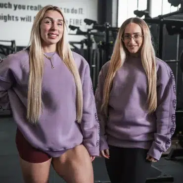 Sweater - Dusky Lilac with Embroidered tbJP Arm Logo (pink) - Obrázek 4