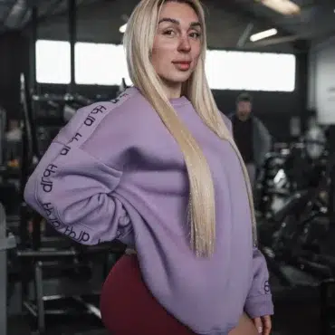 Alternativní pohled na Sweater - Dusky Lilac with Embroidered tbJP Arm Logo (pink)