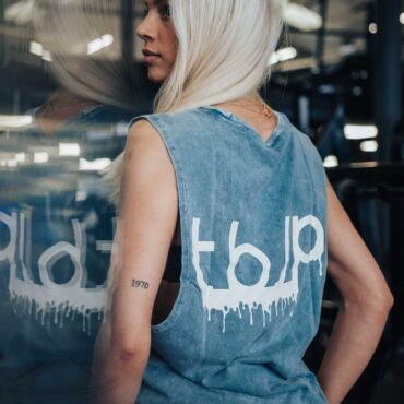 tbJP Drip Logo Vest in Blue Green - UTILITY01 - Obrázek 7