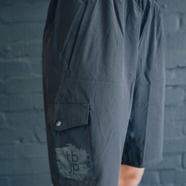 Cargo Shorts with Pockets, in Dark Grey with Black detail - UTILITY01